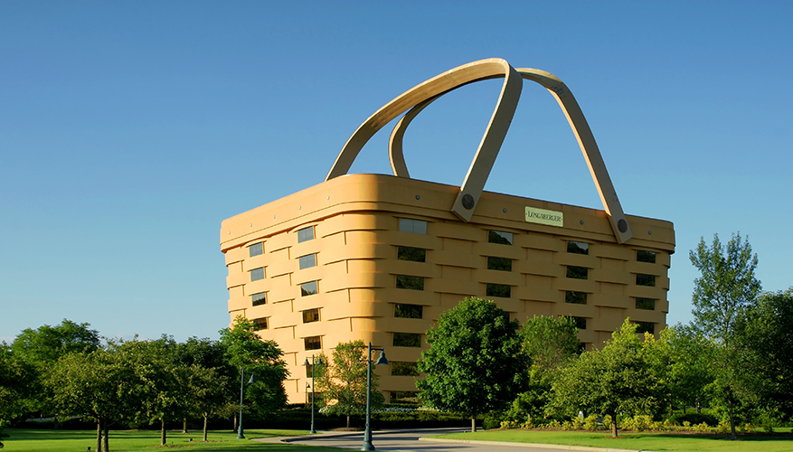 big basket structure in Ohio